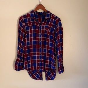 Flannel button down